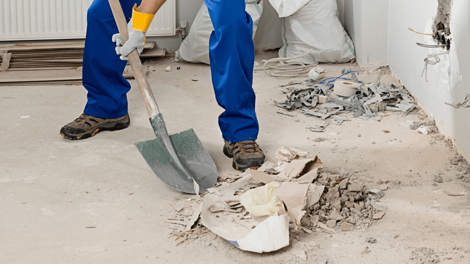 Floor cleaning to help reduce garbage collection around your environment
